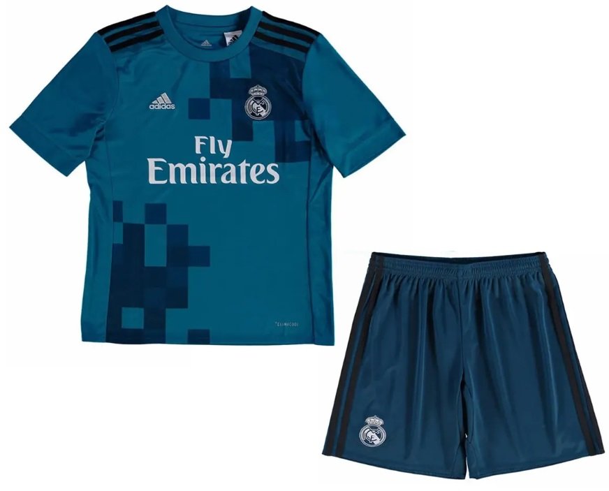 Kit infantil II Real Madrid 2017 2018 Adidas retro  
